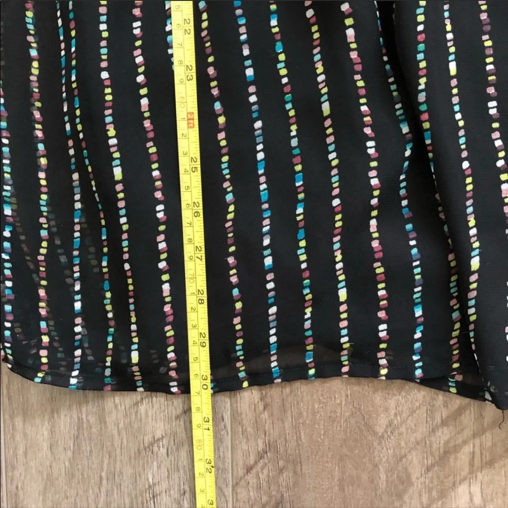EUC Roxy Black Multicolor Stripe Racerback XS - Picture 4 of 8